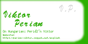 viktor perian business card